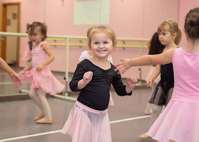 Ballet class girl dancing at Starr Studios Salem School of Dance dance studio