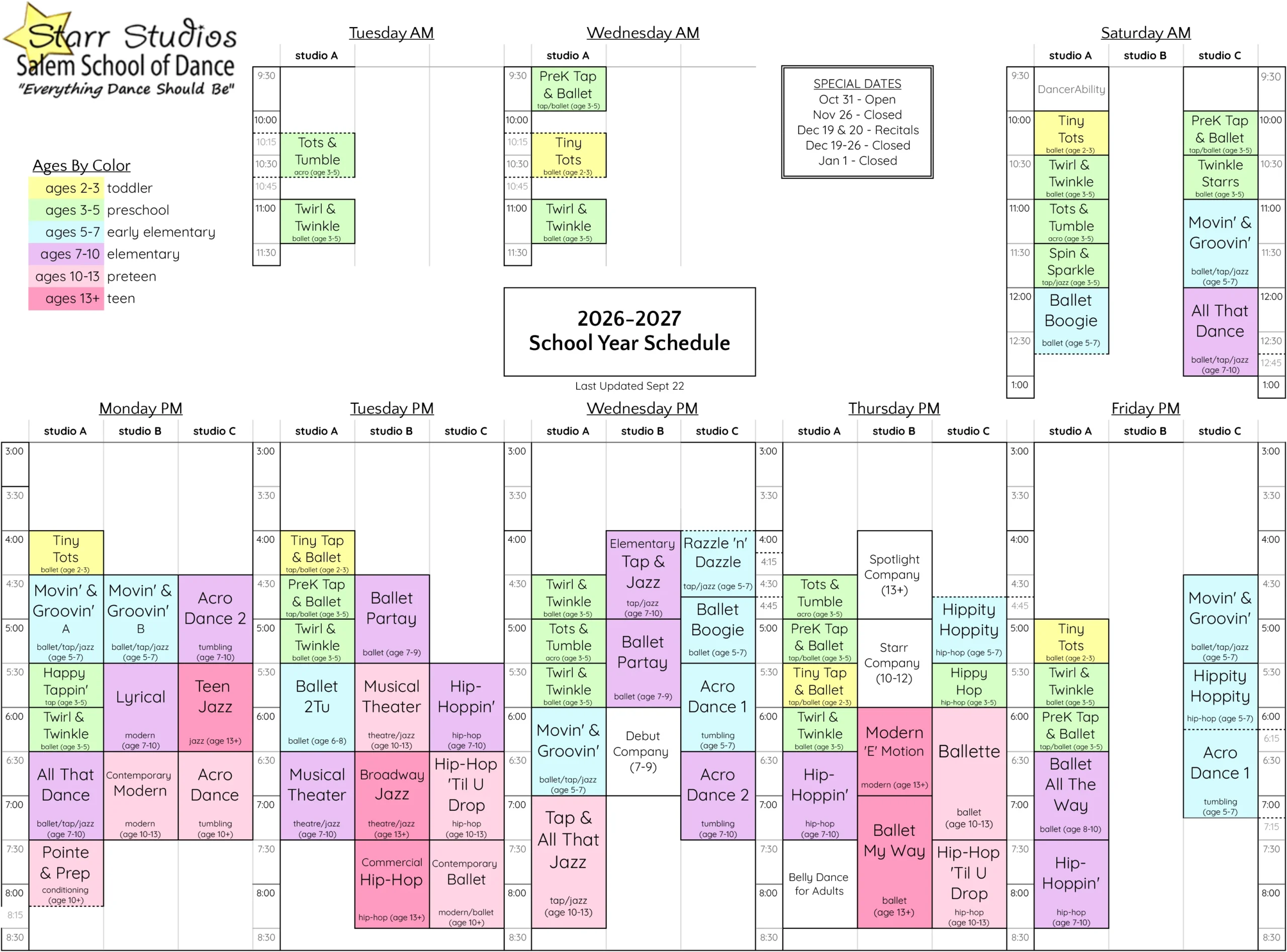 Fun Dance Classes for Kids, Toddlers and Teens in Salem, Oregon